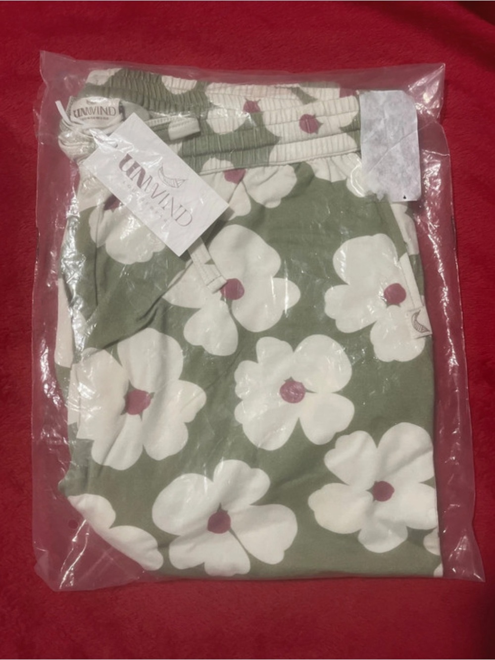 Women's Floral Pajama Lounge Pants